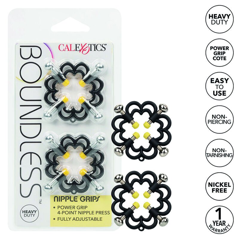 CALEXOTICS - BOUNDLESS AGARRES PARA PEZONES - BDSM & BONDAGE - El Arte del Placer