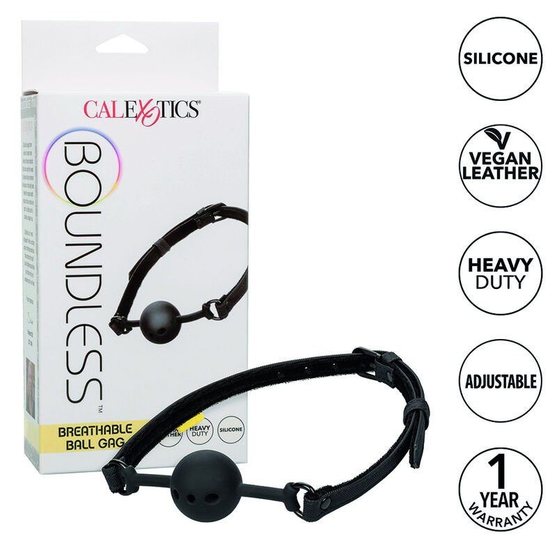 CALEXOTICS - BOUNDLESS MORDAZA DE BOLA TRANSPIRABLE - BDSM & BONDAGE - El Arte del Placer