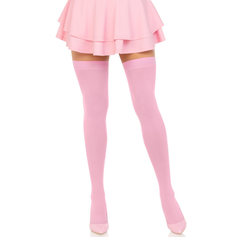 LEG AVENUE - MEDIAS NAILON ROSA - Lencería Mujer - El Arte del Placer
