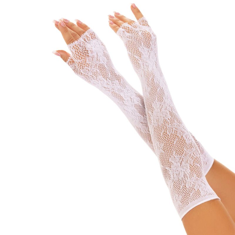 LEG AVENUE – GUANTES SIN DEDOS RED FLORAL - Accesorios - El Arte del Placer