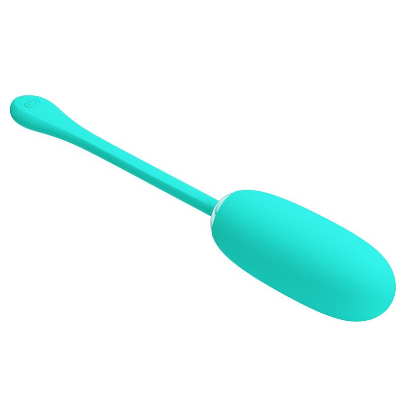 PRETTY LOVE - JULIUS HUEVO VIBRADOR IMPERMEBLE & RECARGABLE VERDE AGUA - Estimuladores - El Arte del Placer