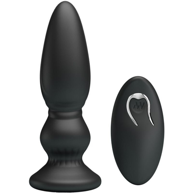 MR PLAY - VIBRADOR POTENTE CONTROL REMOTO ANAL PLUG NEGRO - Anal - El Arte del Placer