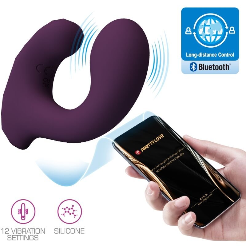 PRETTY LOVE - BILLY VIBRATION LILA  APP GRATUITA - JUGUETES BIENESTAR - El Arte del Placer