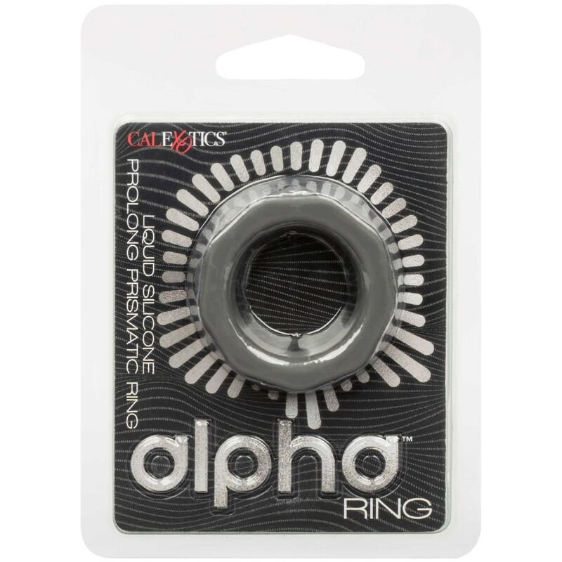 CALEXOTICS - ALPHA ANILLO PROLONG PRISMTICO GRIS - Accesorios para el pene - El Arte del Placer