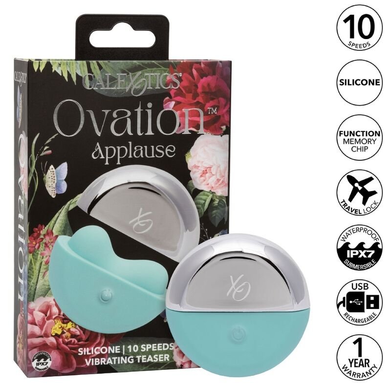 CALEXOTICS - OVATION APPLAUSE ESTIMULADOR VERDE AGUA - Estimuladores - El Arte del Placer