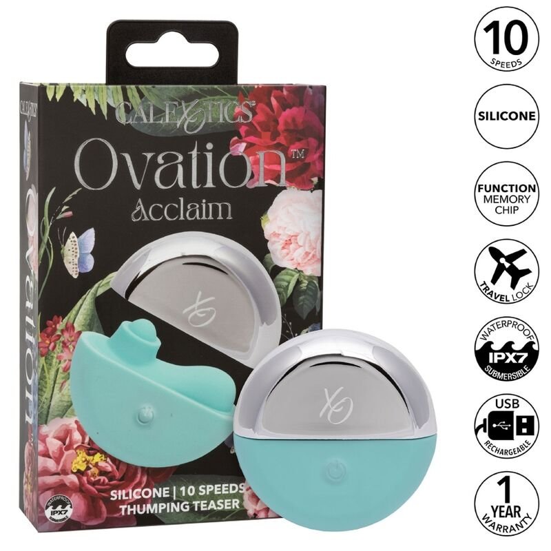 CALEXOTICS - OVATION ACCLAIM ESTIMULADOR VERDE AGUA - Estimuladores - El Arte del Placer