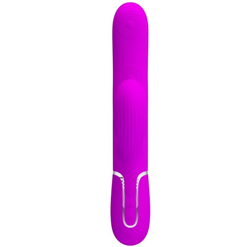 PRETTY LOVE - PERLITA VIBRADOR PUNTO G 3 EN 1 MULTIFUNCIÓN VIOETA - JUGUETES BIENESTAR - El Arte del Placer