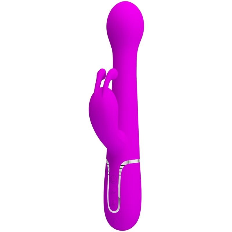 PRETTY LOVE – DEJON VIBRADOR RABBIT 3 EN 1 MULTIFUNCIÓN - JUGUETES BIENESTAR - El Arte del Placer