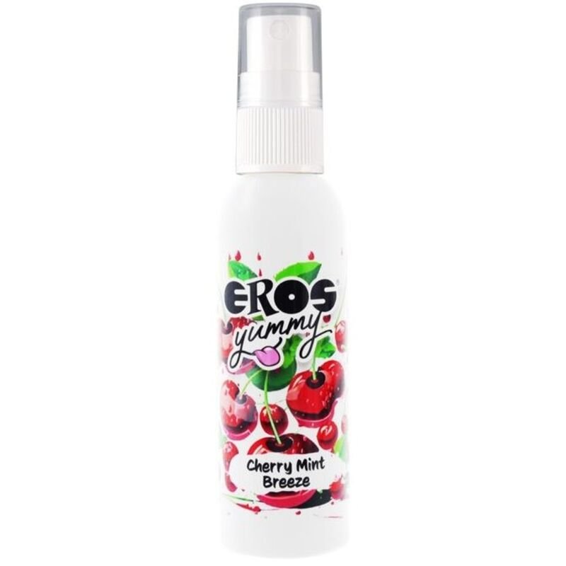 EROS - YUMMY SPRAY CORPORAL CHERRY MINT BREEZE 50 ML - Aceites con Sabores - El Arte del Placer