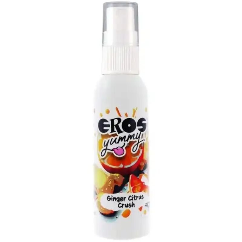 EROS - YUMMY SPRAY CORPORAL GINGER CITRUS CRUSH 50 ML - Aceites con Sabores - El Arte del Placer