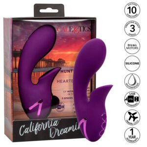 CALEXOTICS - HUNTINGTON BEACH HEARTBREAKER ESTIMULADOR & SUCCIONADOR MORADO BY CALIFORNIA DREAMING - JUGUETES BIENESTAR…