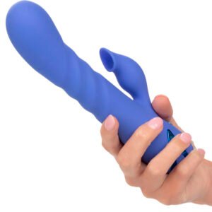 CALEXOTICS - L.A LOVE VIBRADOR & SUCCIONADOR AZUL BY CALIFORNIA DREAMING - JUGUETES BIENESTAR - El Arte del Placer