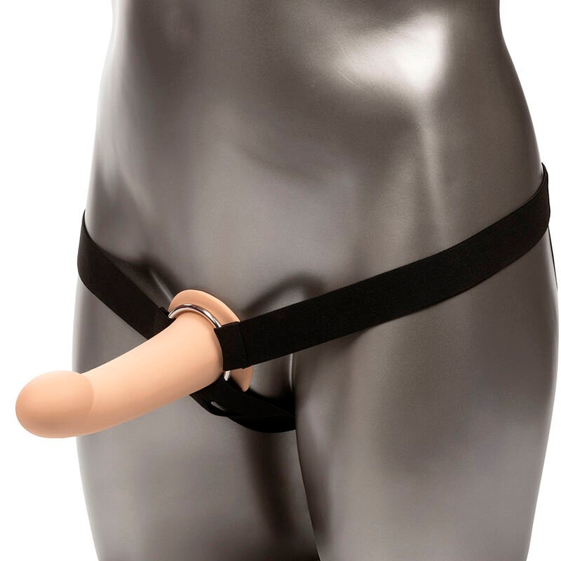 CALEXOTICS - PERFORMANCE MAXX EXTENSIÓN CON ARNÉS PIEL CLARO - Accesorios para el pene - El Arte del Placer