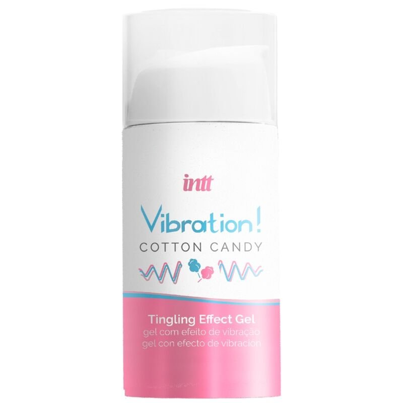 INTT - POTENTE ESTIMULANTE ÍNTIMO GEL VIBRADOR LIQUIDO ALGODÓN DE AZÚCAR 15 ML - DROGUERÍA - El Arte del Placer