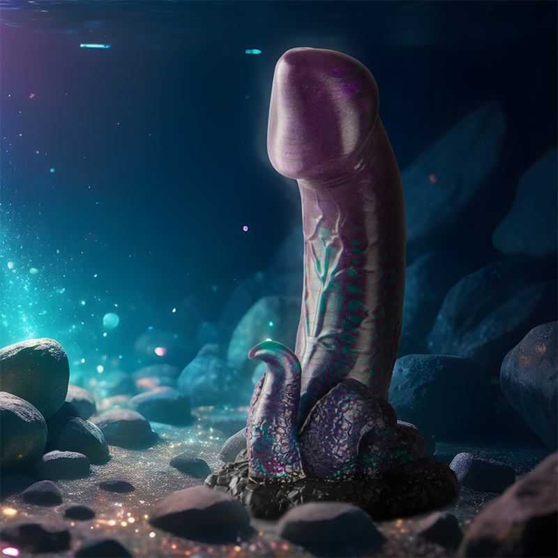 EPIC - BASILISK DILDO DOBLE PLACER ESCAMOSO TAMAÑO PEQUEÑO - Dildos sin Vibración - El Arte del Placer
