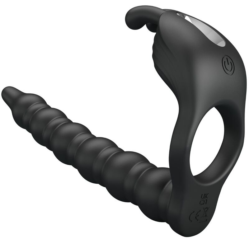 PRETTY LOVE – BLACKNEY ANILLO PENE CON PLUG VIBRADOR - Anal - El Arte del Placer