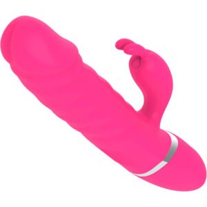 ARMONY - NASTY DILDO VIBRADOR RABBIT FUCSIA - JUGUETES BIENESTAR - El Arte del Placer