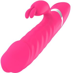ARMONY - NASTY DILDO VIBRADOR RABBIT FUCSIA - JUGUETES BIENESTAR - El Arte del Placer