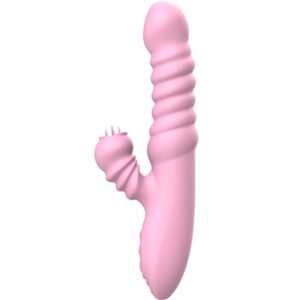 ARMONY - VIBRADOR MULTIFUNCION CON LENGUA ESTIMULADORA EFECTO CALOR ROSA - JUGUETES BIENESTAR - El Arte del Placer