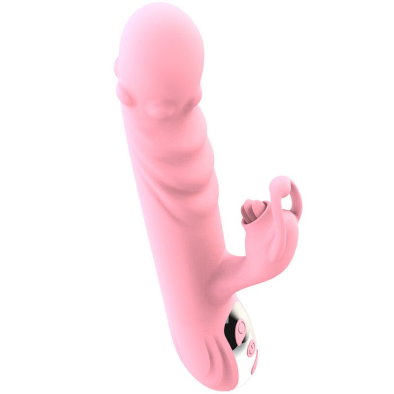 ARMONY - FULLY TONGUE VIBRADOR CON LENGUA ESTIMULADORA EFECTO CALOR ROSA - JUGUETES BIENESTAR - El Arte del Placer