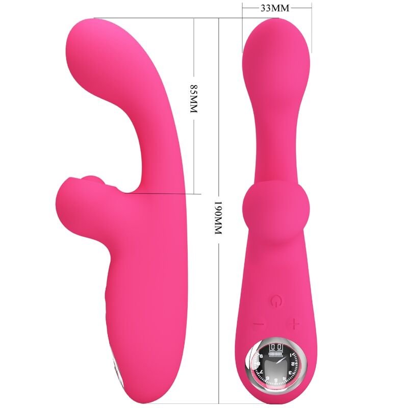 PRETTY LOVE - SKYLAR VIBRADOR ESTIMULADOR PÚRPURA - JUGUETES BIENESTAR - El Arte del Placer