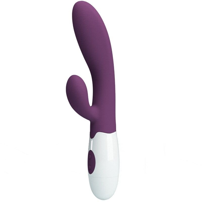 PRETTY LOVE - ALVIS VIBRADOR RABBIT & PUNTO G MORADO - JUGUETES BIENESTAR - El Arte del Placer