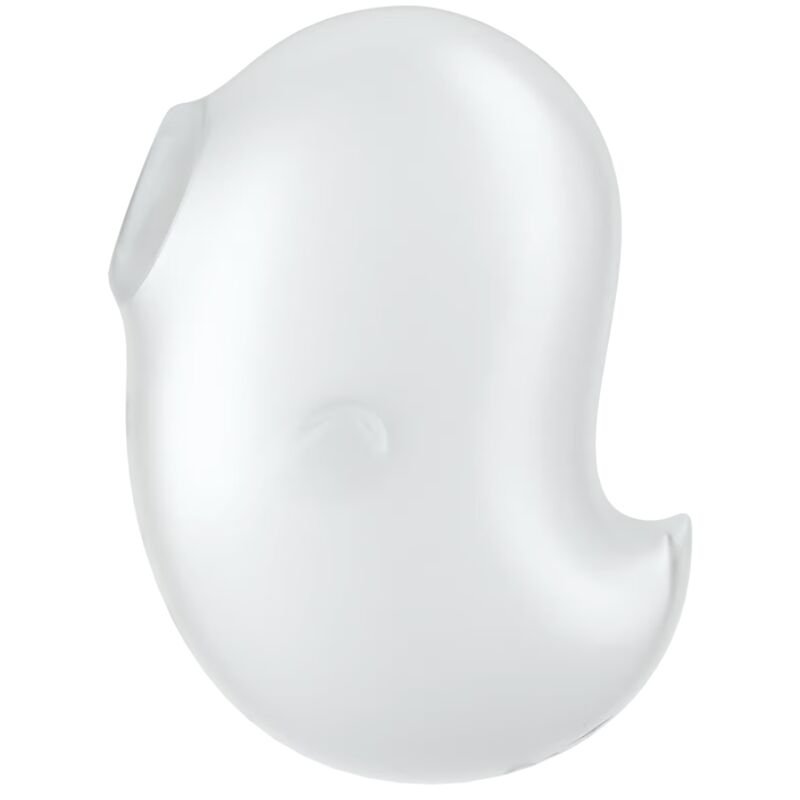 SATISFYER - CUTIE GHOST VIBRADOR LAY-ON BLANCO - JUGUETES BIENESTAR - El Arte del Placer