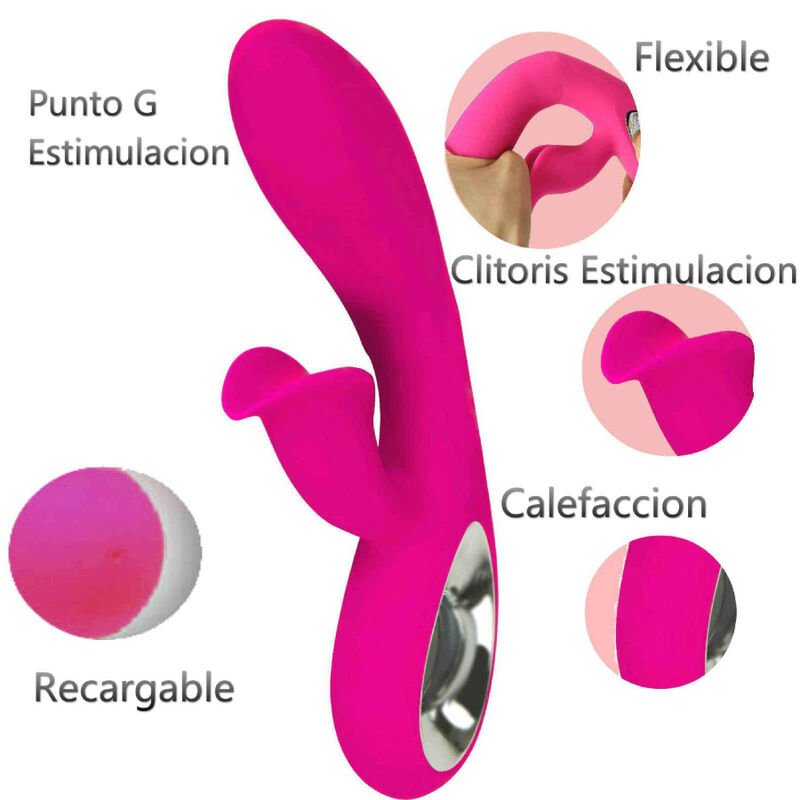 ARMONY - DARO VIBRADOR & ESTIMULADOR PULL RING FUCSIA - JUGUETES BIENESTAR - El Arte del Placer
