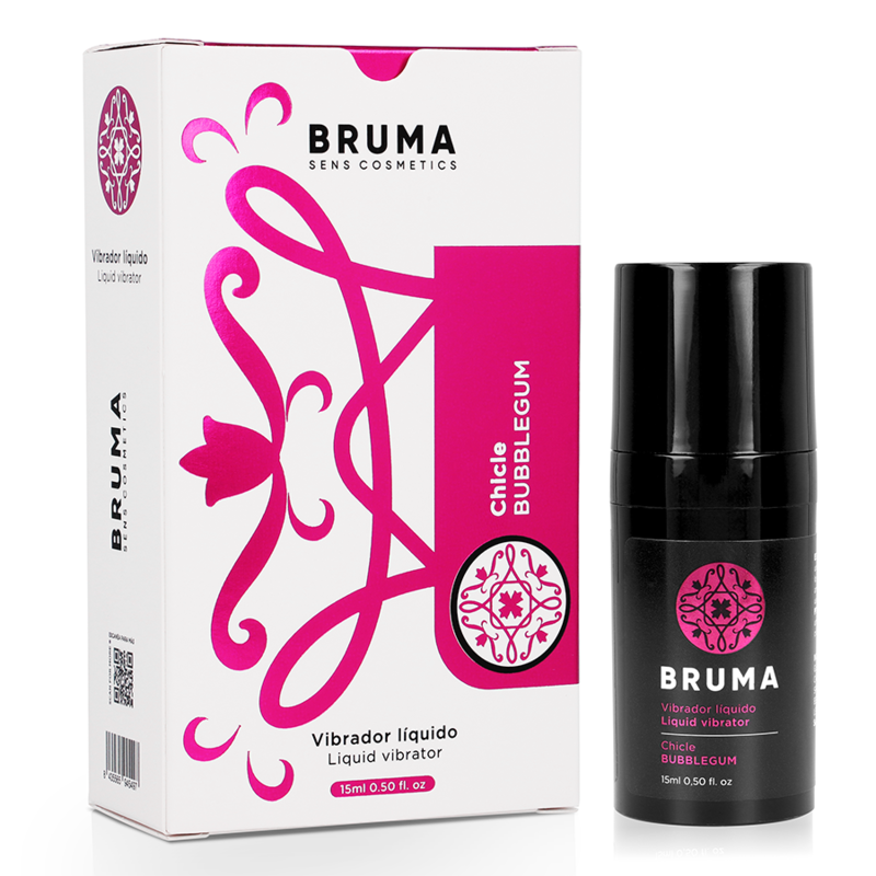 BRUMA - VIBRADOR LÍQUIDO CHICLE - DROGUERÍA - El Arte del Placer