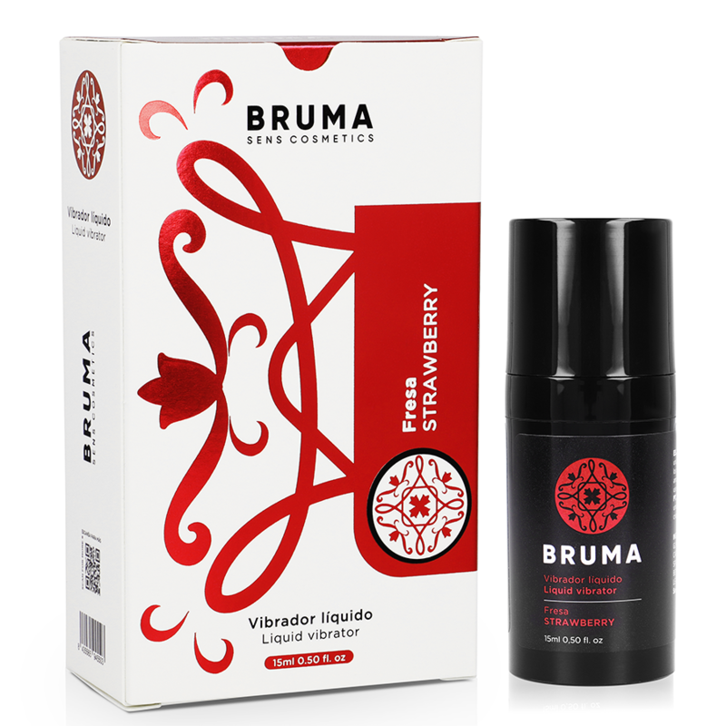 BRUMA - VIBRADOR LÍQUIDO FRESA - DROGUERÍA - El Arte del Placer