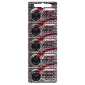 MAXELL - PILA BOTON LITIO CR1620 3V BLISTER*5 - ARTÍCULOS VARIOS - El Arte del Placer