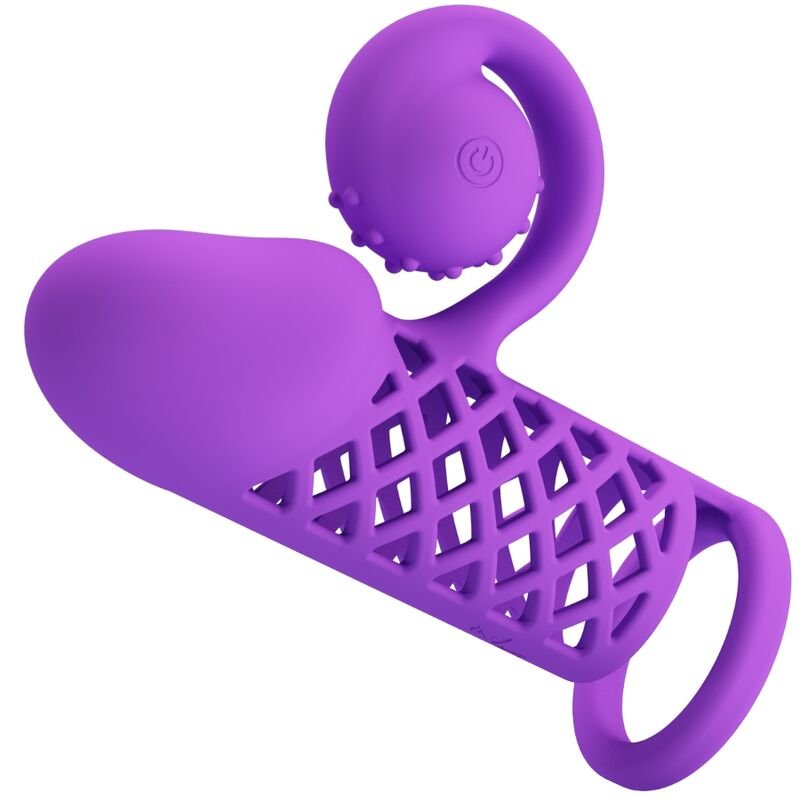 ROMANCE - HARDEN MANGA EXTENDIDA MORADA - Accesorios para el pene - El Arte del Placer