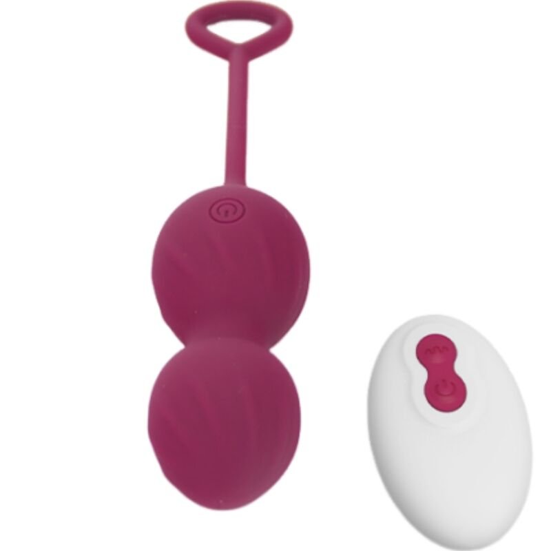 ARMONY - BLOSSOMS PESAS VAGINALES VIBRADOR CONTROL REMOTO 10 VIBRACIONES ROJO OSCURO - JUGUETES BIENESTAR - El Arte del…