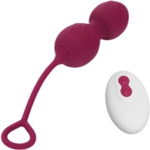 ARMONY - BLOSSOMS PESAS VAGINALES VIBRADOR CONTROL REMOTO 10 VIBRACIONES ROJO OSCURO - JUGUETES BIENESTAR - El Arte del…