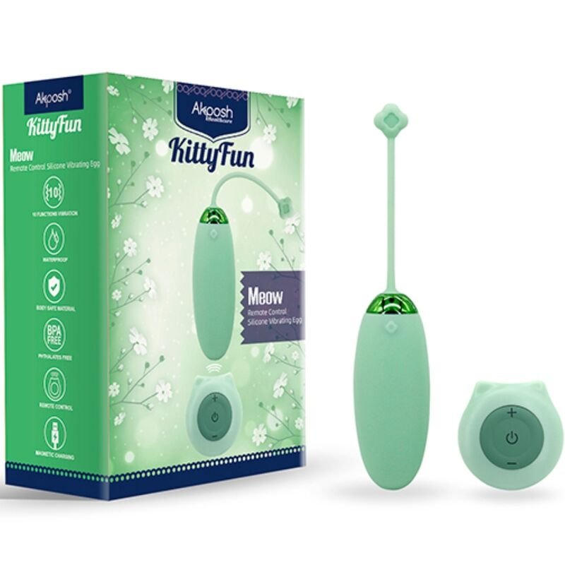 ARMONY – KITTY FUN HUEVO VIBRADOR CONTROL REMOTO 10 VIBRACIONES - Estimuladores - El Arte del Placer