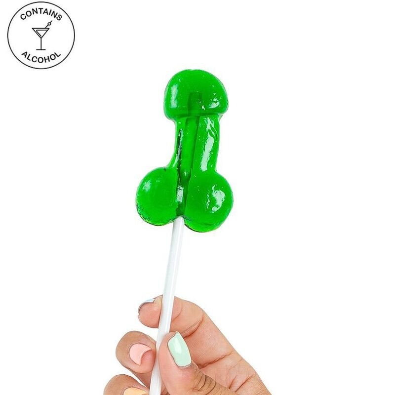 SECRETPLAY - PIRULETA PENE GOMINOLA CON ALCOHOL MOJITO - ARTÍCULOS VARIOS - El Arte del Placer