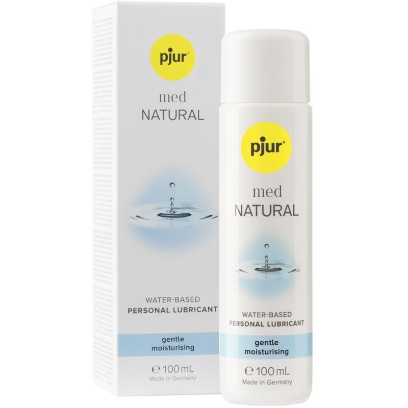 PJUR - MED NATURAL LUBRICANTE BASE AGUA 100 ML - Base Agua - El Arte del Placer