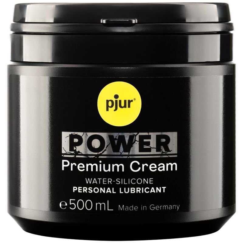 PJUR - POWER PREMIUM CREAM PERSONAL LUBRICANT 500 ML - Base Agua - El Arte del Placer