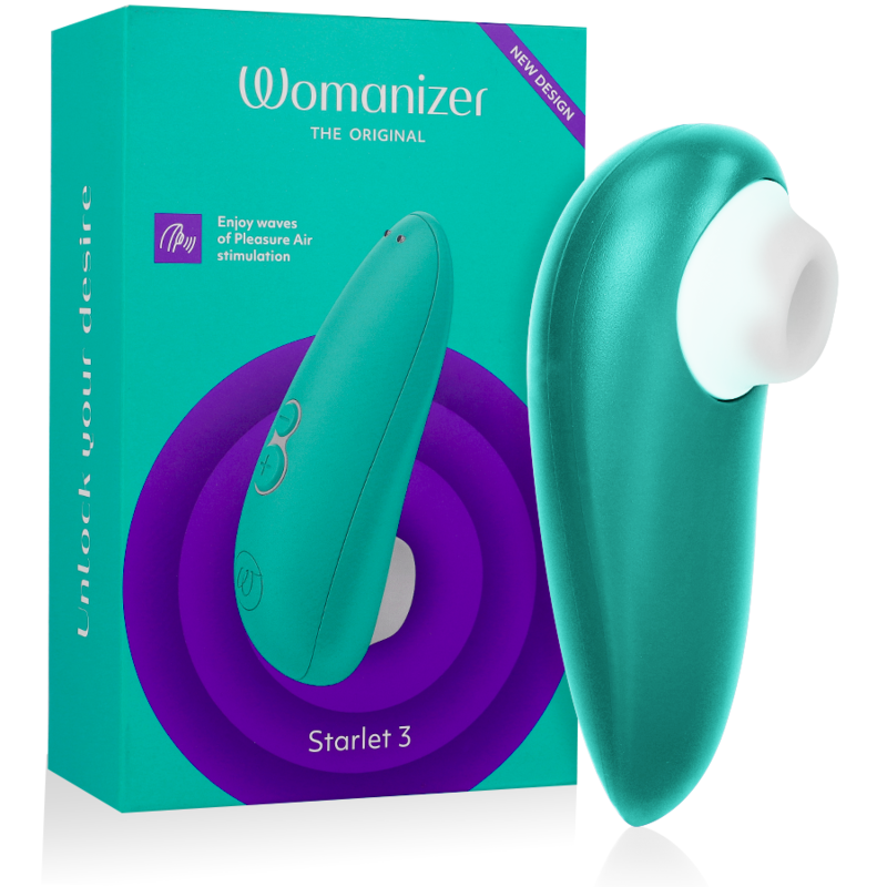 WOMANIZER - STARLET 3 ESTIMULADOR CLÍTORIS TURQUESA - Estimuladores - El Arte del Placer
