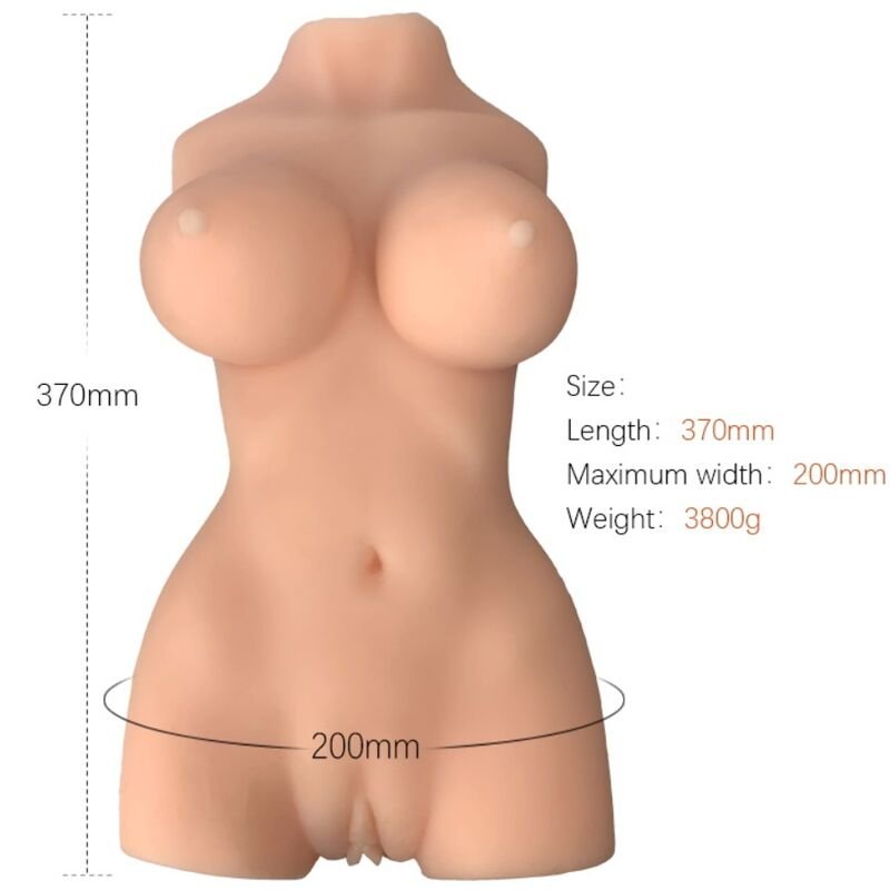 ARMONY - TORSO FEMENINO REALÍSTICO MODELO 7 - JUGUETES BIENESTAR - El Arte del Placer