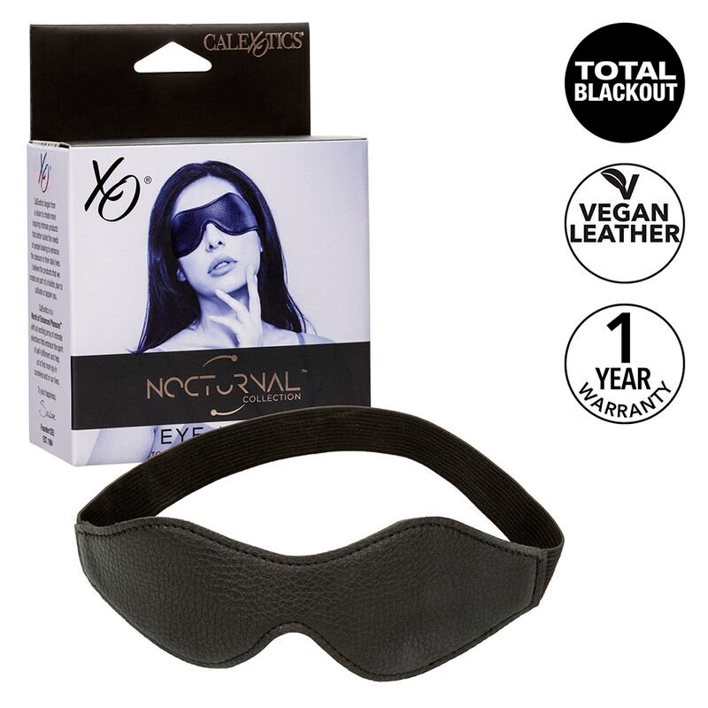 CALEXOTICS - NOCTURNAL ANTIFAZ CUERO NEGRO - Antifaces - El Arte del Placer