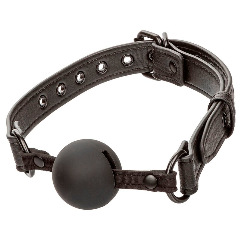 CALEXOTICS - NOCTURNAL MORDAZA DE BOLA SILICONA NEGRO - BDSM & BONDAGE - El Arte del Placer