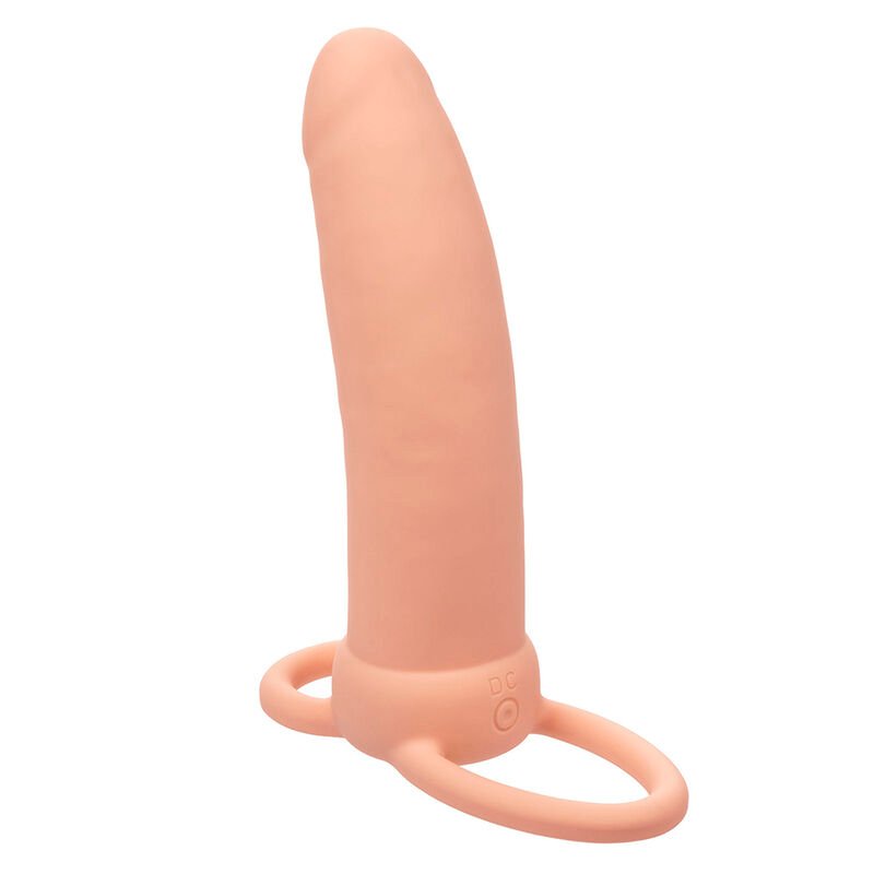 CALEXOTICS - MAXX DOBLE PENETRADOR GRUESO 10 VIBRACIONES NATURAL - Accesorios para el pene - El Arte del Placer