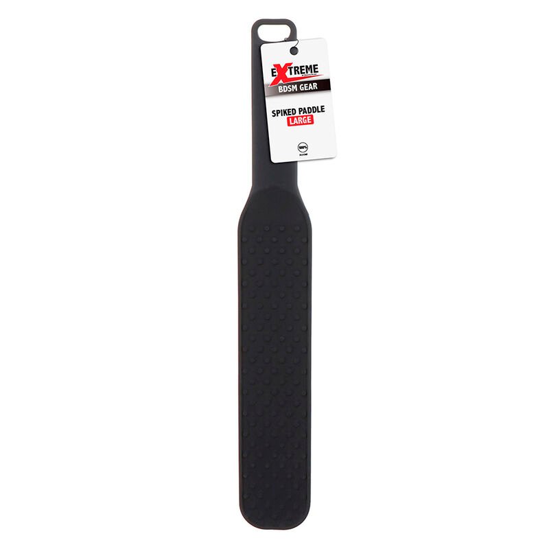 HIDDEN DESIRE - EXTREME PALETA CON PÚAS GRANDE NEGRO - Artículos BDSM - El Arte del Placer