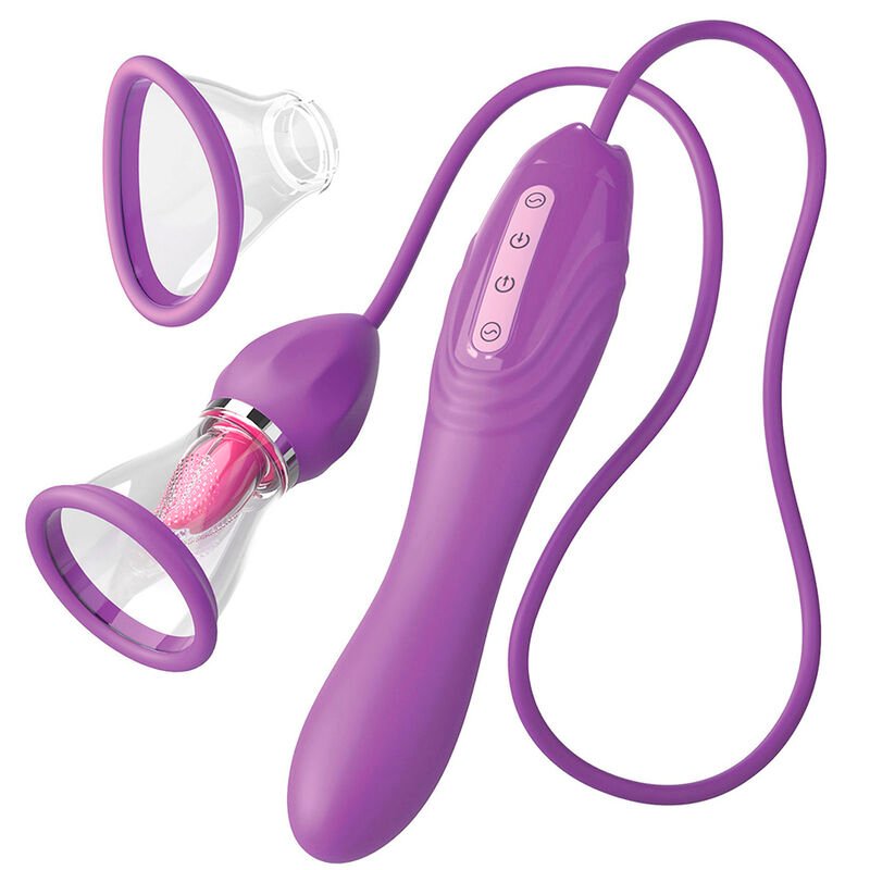 FANTASY FOR HER - ULTIMATE PLEASURE MAX MANGUERA DE SUCCIÓN CON LENGUA ESTIMULADORA MORADO - Estimuladores - El Arte de…