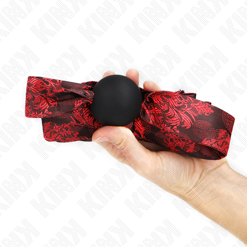 KINK - MORDAZA DE BOLA 4.5 CM DE SILICONA SCANDAL MODELO 2 146 x 4 CM - BDSM & BONDAGE - El Arte del Placer