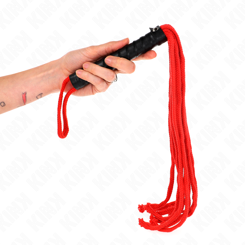 KINK – LÁTIGO DE CUERDA 56 CM - Artículos BDSM - El Arte del Placer