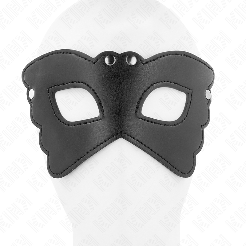 KINK - MÁSCARA DE POLIPIEL FORMA MARIPOSA 20 x 9 CM - BDSM & BONDAGE - El Arte del Placer