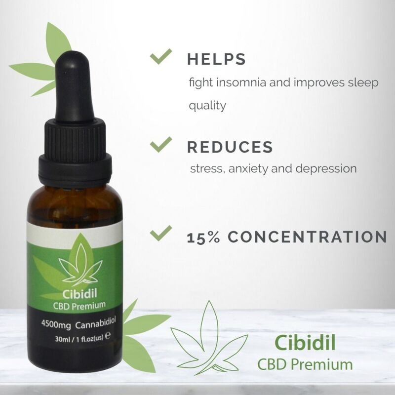 Cibidil 15% – Aceite de CBD natural - Aceites con Sabores - El Arte del Placer