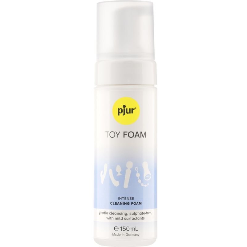 PJUR - TOY FOAM LIMPIADOR DE JUGUETES ESPUMA SUAVE 150 ML - Desinfección y Mantenimiento - El Arte del Placer